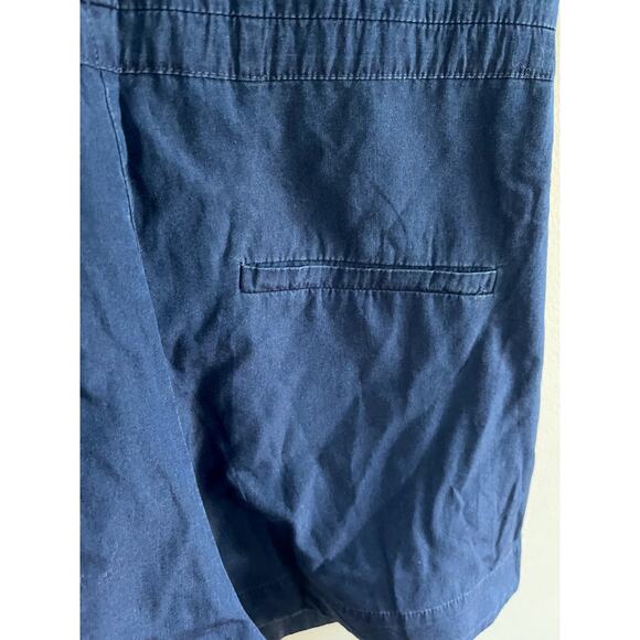 COS | Navy Drawstring Shorts Romper | US Sz 2 - Picture 12 of 13